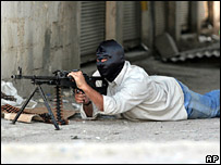 Ramadi'de bir direnişçi