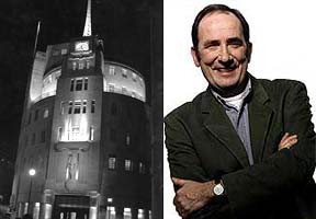 Broadcasting House and Peter Evans