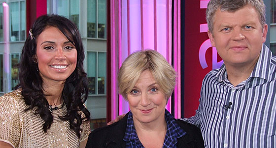 Victoria Wood with Adrian and Christine