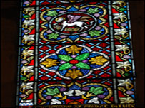 Left hand panel of the east window at Naburn Church