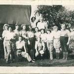 George Eden and the Lands Girls in Soham