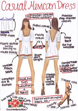 Casual Mexican Dress