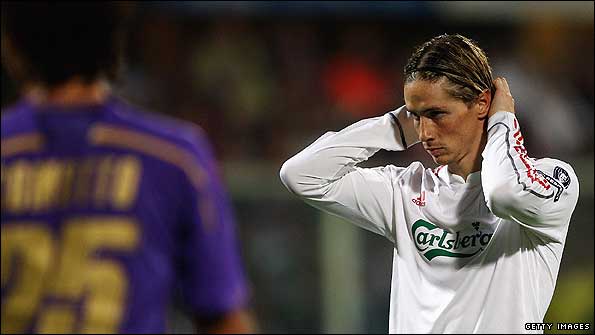 Liverpool striker Fernando Torres