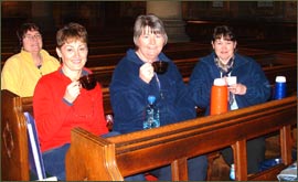 Everyone sings better after a tea break!