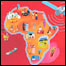 Map illustration of Africa