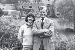 Alan and Jane at Saltwood Castle
