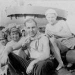 Sunbathing in the Suez Canal Feb 1945