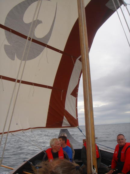 Arran Longship With Sail