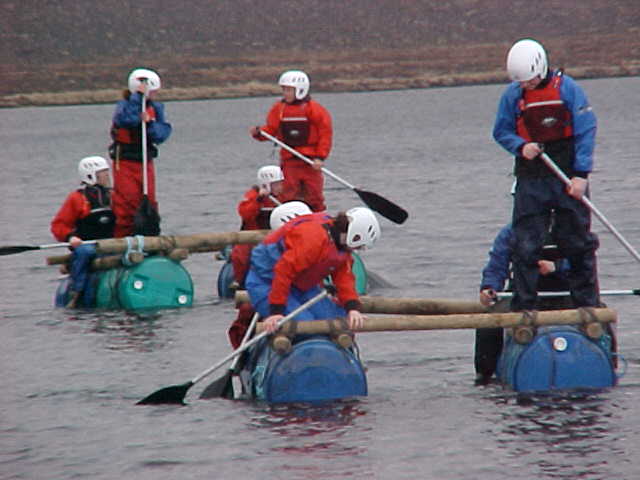 raft building