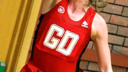 A netball bib