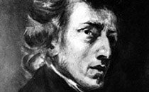 Portrait of Chopin, from a painting by Delacroix in the Louvre. Photo by Popperfoto/Getty Images