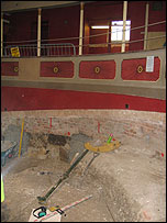 Old fireplace for heating