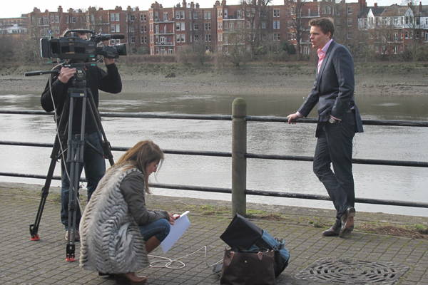 Presenter Jake Humphreys