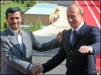 پوتین و احمدی نژاد