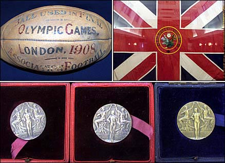 Memorabilia from the 1908 Games