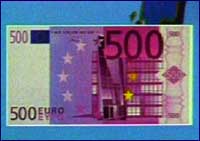 Image of a Euro bank note