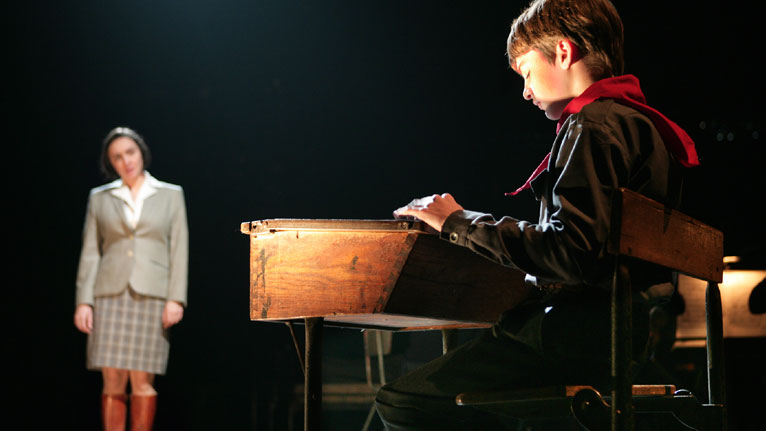Wesley Nelson starring in the National Theatre's production of Every Good Boy Deserves Favour. Photograph: Simon Annand