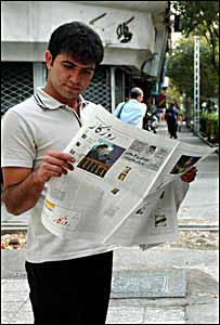 اولین شماره روزنامه "روزگار"