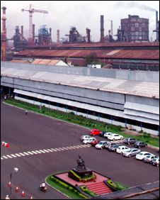 Steel works in Jamshedpur