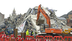 The ex- Churchill House building