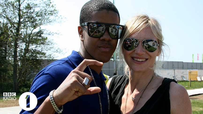 Jo and Pixie Lott from the dressing room