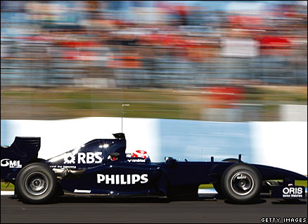 Williams team testing, Jerez