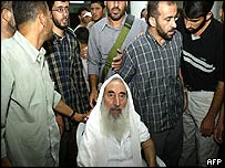 حماس کے رہنما شیخ احمد یاسین