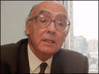 O autor português José Saramago