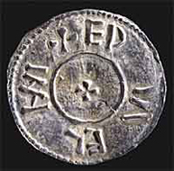 Photo of silver penny of Athelstan/Guthrum