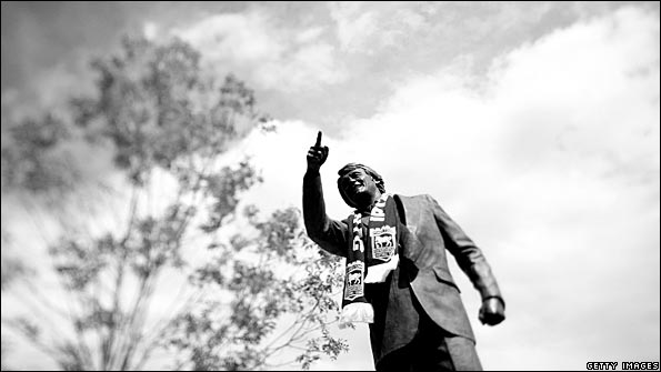 Statue of Sir Bobby Robson at Portman Road, Ipswich Town
