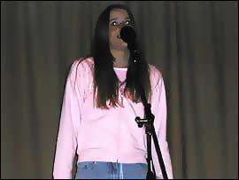 12 year old Chloe Scotford was first up with a Will Young classic