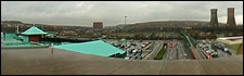 Meadowhall roof and Tinsley Viaduct