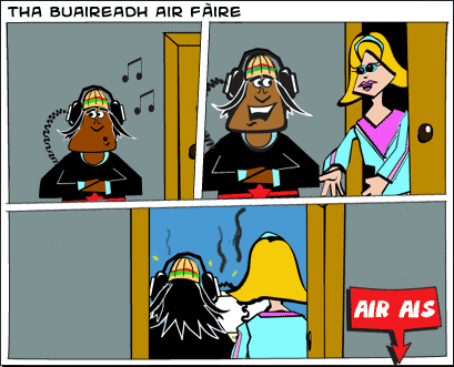 Tha buaireadh air fàire