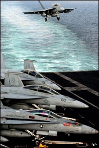 جنگنده های ناو هواپیمابر جان استنیس 