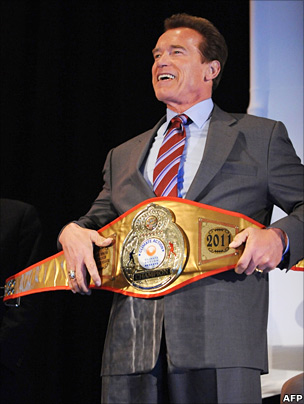 Arnold Schwarzenegger winning climate activism award