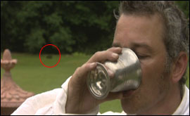 The black beast in the background