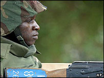 Soldado nigeriano