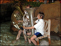 The tubas had it hardest