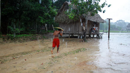 Marubo longhouse in Parana