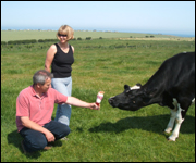 The Foremans on their farmland