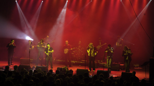 The Treacherous Orchestra live at the ABC, Glasgow. Photo by Louis Decarlo.