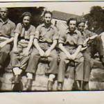 Harry Wood pictured in the centre of his Sub-Section whilst on patrol