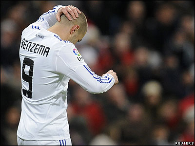 Benzema anotó el gol de la victoria del Real Madrid