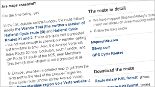 Linking from the BBC News website