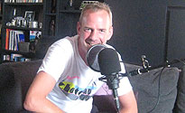 Norman Cook in his studio in Brighton