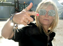 Jo with Calvin's glasses