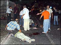 Diyarbakır'da patlamanın meydana geldiği yer