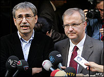 Orhan Pamuk ve Olli Rehn