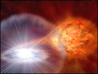 ’سپر نووا‘ کا عمل کائنات میں بہت کم ہوتا ہے۔ 