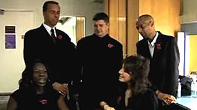 The singers (The musical director and the Strictly singers)